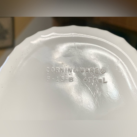 Vintage Corningware French White f-15-b 475ml Individual Casserole Augratin - Picture 6 of 12